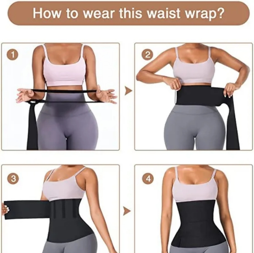 Wrap bandage waist trimmer tummy. 116 feet long.